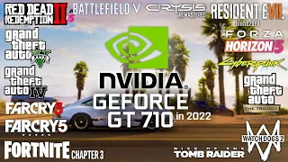 GeForce GT 710 in 2022 - Test in 23 Games