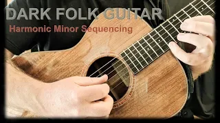 Dark Folk Guitar - Harmonic Minor Octave Sequencing