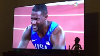 Justin Gatlin Usain Bolt final race 100M London 2017