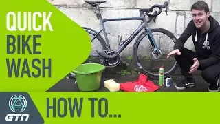 How To Wash Your Bike In 5 Minutes | GTN's Quick Bike Wash