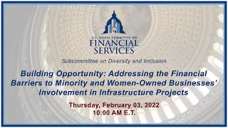 Building Opportunity: Addressing the Financial Barriers to Minority and Women-... (EventID=114374)
