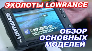 Эхолоты LOWRANCE.  СРАВНЕНИЕ основных МОДЕЛЕЙ и обзор их КОМПЛЕКТАЦИЙ.