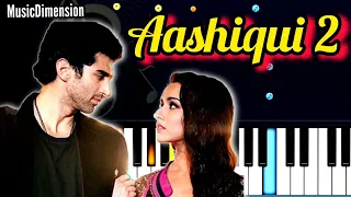 Aashiqui 2 - Love Theme piano tutorial (Valentine's Day Special)