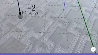 Plotting ordered Triples In GeoGebra 3D Calculator with Augmented Reality