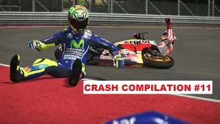 MotoGP 17 | Crash Compilation #11 | PC GAMEPLAY | TV REPLAY MotoGP game