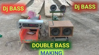 New Mini Double 💙 Bass Making at Home || Dj Truck Loading ||  How To Make Dj Truck Dj setap iti