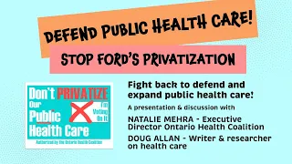 Defend Public Health Care! Stop Ford's Privatization - Event