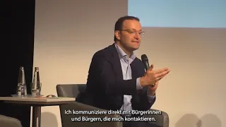 Ich konfrontiere Jens Spahn mit #CDUKorruption - Rheine, 16.09.2021