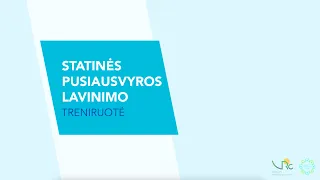 Statinės pusiausvyros lavinimo treniruotė (5/7) (pratimai traumų prevencijai 65+)