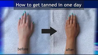 HOW TO GET TAN IN 1 DAY Naturally, it works!!! 2020