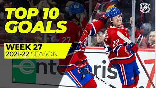 Top 10 Goals from Week 27 of the 2021-22 NHL Season