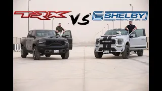 RAM TRX vs F-150 SHELBYصراع وحوش الوانيتات