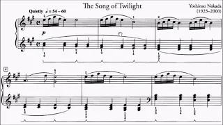 LCM Piano 2021-2024 Grade 3 List B1 Nakada The Song of Twilight Sheet Music