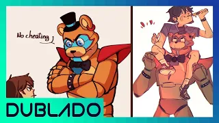 Glamrock Freddy Sendo um Belo de um Pai (FNAF: Security Breach) [COMIC DUBLADO PT-BR]