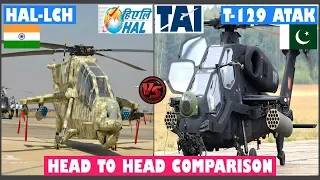 Indian Defence News:HAL LCH vs T 129 ATAK,Indian LCH vs T-129 Pakistan,Attack Helicopter comparison