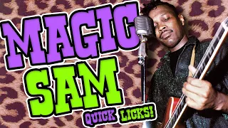 Blues Fingerstyle Guitar Lesson - Magic Sam - Lookin' Good / Sam's Boogie