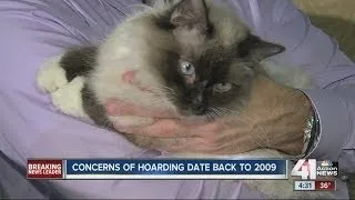 Woman's history of hoarding cats dates back years