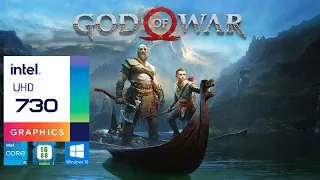 GOD OF WAR Without Graphics card | Intel® UHD 730