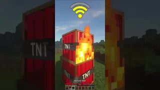 #minecraft TNT on different WIFI