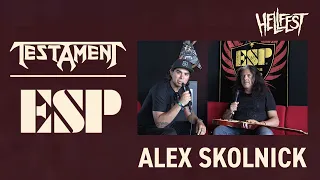 ESP - Interview de TESTAMENT au HELLFEST 2019 avec Alex Skolnick (La Boite Noire)