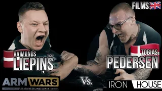 RAIMONDS LIEPIŅŠ Vs. TOBIAS PEDERSEN - LEFT ARM - ARM WARS ‘IRON HOUSE’- THE OFFICIAL FILM