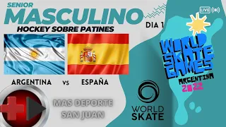 MUNDIAL HOCKEY PATINES SENIOR MASCULINO - DIA 1 -ARGENTINA vs ESPAÑA