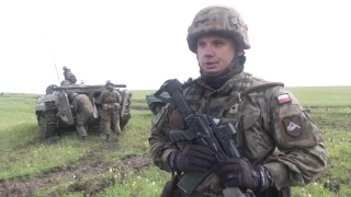 NOBLE JUMP 17 - Polish Army conduct Ambush Training Interviews