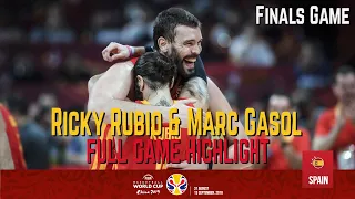 Ricky Rubio & Marc Gasol Highlight Spain vs Argentina FIBA World Cup Final Game, Sep.15 2019