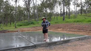 Going off the Grid Ep 9 - We have our House Slab!