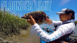 CAUGHT A FLOUNDER LIMIT! Jacksonville, FL Kayak Fishing (Prod. Safemi Beatz)