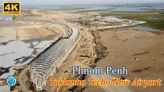 [4K] New International Airport In Cambodia Is Named Takhmao Techo International Airport