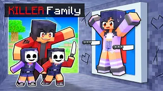 Having a FAMILY with a KILLER in Minecraft!