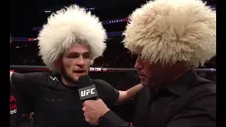 UFC 219: Khabib Nurmagomedov - Octagon Interview