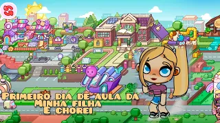 primeiro dia de aula da minha filha 😁