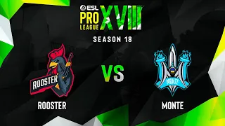 Rooster vs Monte | Map 3 Mirage | ESL Pro League Season 18