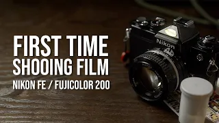 NIKON FE + FUJICOLOR 200 | First Time Shooting Film #001