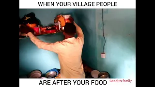 When your village people are after your food(goodies family)