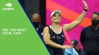 Ashleigh Barty Leaves Arthur Ashe Stadium | 2021 US Open