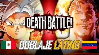 DOBLAJE LATINO - Goku VS Superman【Dragon Ball VS DC Comics】- DEATH BATTLE | ANIMACIÓN EN ESPAÑOL |