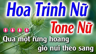 Hoa Trinh Nữ Karaoke Tone Nữ ( C ) Đăng Khôi Karaoke - Beat Chuẩn Dễ Hát