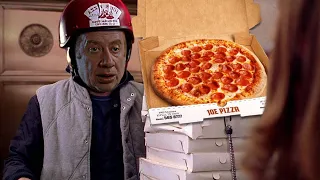 Mr. Ditkovich delivers Pizza Time