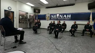 Female officers at Neenah Police Department talk about their chosen career and policing the streets