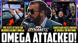 AEW The Elite ATTACK INJURED Kenny Omega | Christian Cage Dynamite RETURN | WWE RE-SIGNS Erick Rowan