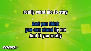 Karaoke   If You Think You Know How To Love Me   Smokie CON CORI