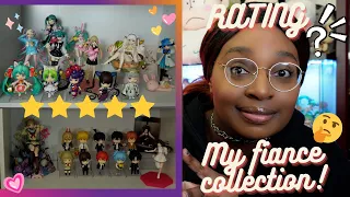 💖Reviewing My Fiancé's Anime Figure Collection💖👩‍❤️‍👩