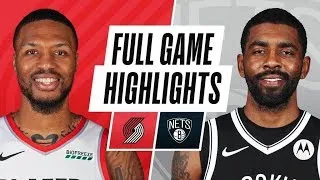 TRAIL BLAZERS at NETS | FULL GAME HIGHLIGHTS | April 30, 2021