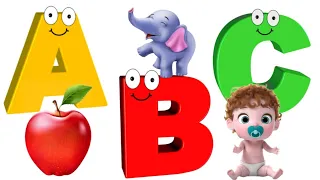 ABC Songs | Phonics Song for kindergarten | letters song for toddlers | A for apple