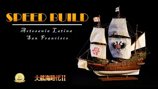 I BUILT a Wooden Ship Model from my Favorite Video Game. Artesania Latina San Francisco, 1:90