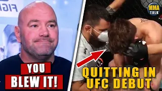 Reactions to UFC newcomer calling it quits in his debut, Jones responds to Mike Tyson's callout,Dana