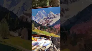 Pleinair 2023 Bulgenskoe gorge.  #impressionist #masterpiece #artwork #pleinairpainter